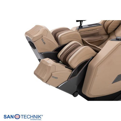 Sanotechnik AVORA Luxus Massagesessel Beige 75x164x110 cm