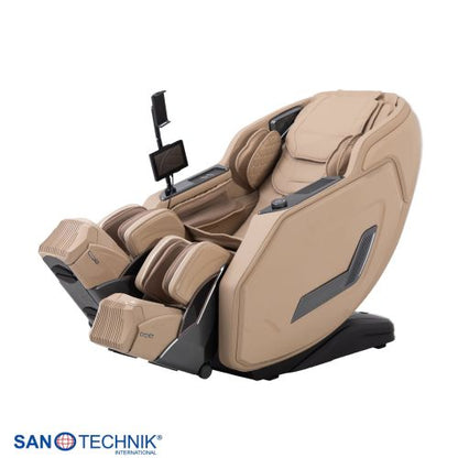 Sanotechnik AVORA Luxus Massagesessel Beige 75x164x110 cm