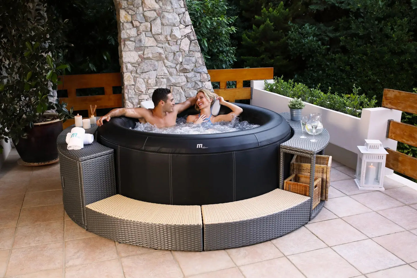 MSpa Whirlpool Camaro aufblasbar 204x204x70 cm