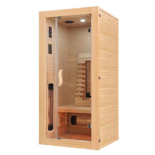 Sanotechnik MALMÖ 1 Infrarotkabine Wärmekabine für 1 Person 90x90x190 cm