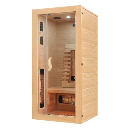 Sanotechnik MALMÖ 1 Infrarotkabine Wärmekabine für 1 Person 90x90x190 cm