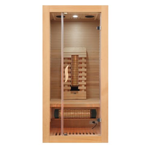 Sanotechnik MALMÖ 1 Infrarotkabine Wärmekabine für 1 Person 90x90x190 cm