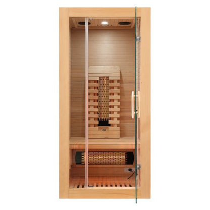Sanotechnik MALMÖ 1 Infrarotkabine Wärmekabine für 1 Person 90x90x190 cm