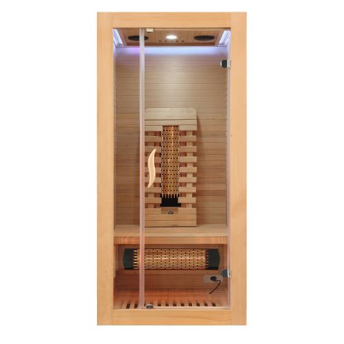 Sanotechnik MALMÖ 1 Infrarotkabine Wärmekabine für 1 Person 90x90x190 cm