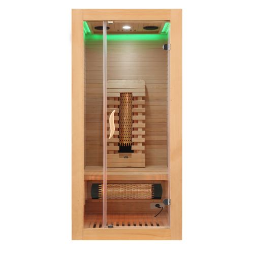 Sanotechnik MALMÖ 1 Infrarotkabine Wärmekabine für 1 Person 90x90x190 cm