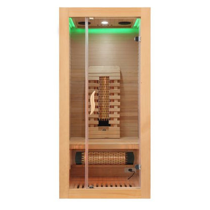 Sanotechnik MALMÖ 1 Infrarotkabine Wärmekabine für 1 Person 90x90x190 cm