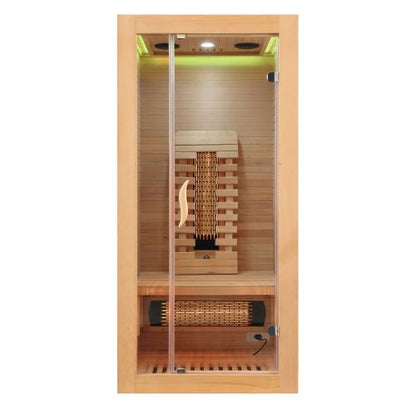 Sanotechnik MALMÖ 1 Infrarotkabine Wärmekabine für 1 Person 90x90x190 cm