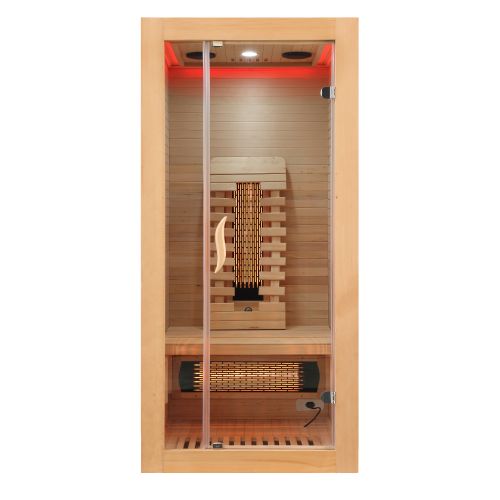 Sanotechnik MALMÖ 1 Infrarotkabine Wärmekabine für 1 Person 90x90x190 cm