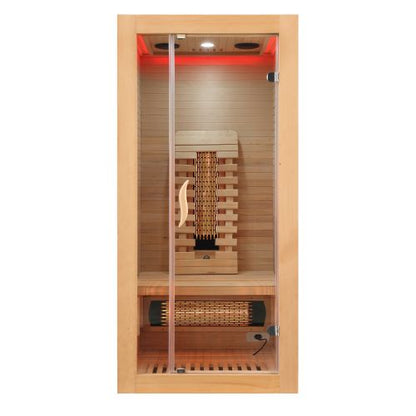 Sanotechnik MALMÖ 1 Infrarotkabine Wärmekabine für 1 Person 90x90x190 cm