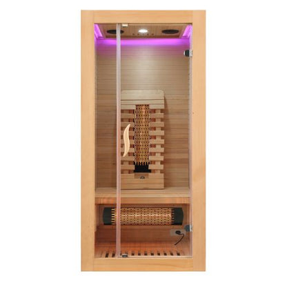 Sanotechnik MALMÖ 1 Infrarotkabine Wärmekabine für 1 Person 90x90x190 cm