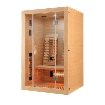 Sanotechnik MALMÖ 2 Infrarotkabine Wärmekabine für 2 Personen 120x105x190 cm