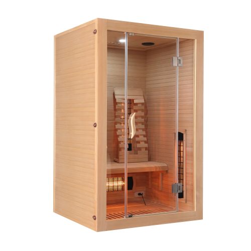 Sanotechnik MALMÖ 2 Infrarotkabine Wärmekabine für 2 Personen 120x105x190 cm