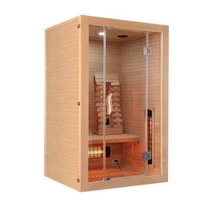 Sanotechnik MALMÖ 2 Infrarotkabine Wärmekabine für 2 Personen 120x105x190 cm