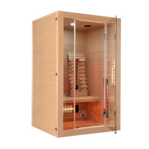 Sanotechnik MALMÖ 2 Infrarotkabine Wärmekabine für 2 Personen 120x105x190 cm