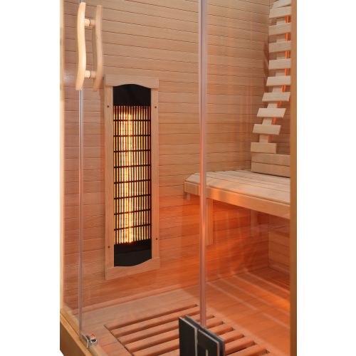 Sanotechnik MALMÖ 2 Infrarotkabine Wärmekabine für 2 Personen 120x105x190 cm