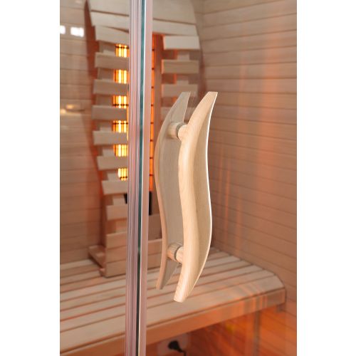 Sanotechnik MALMÖ 2 Infrarotkabine Wärmekabine für 2 Personen 120x105x190 cm