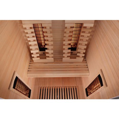 Sanotechnik MALMÖ 2 Infrarotkabine Wärmekabine für 2 Personen 120x105x190 cm