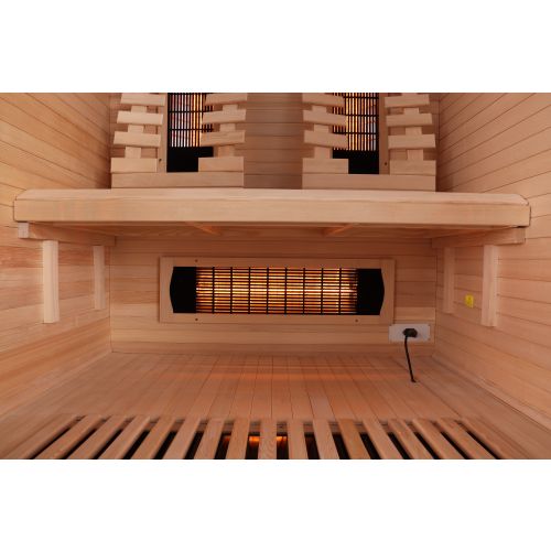 Sanotechnik MALMÖ 2 Infrarotkabine Wärmekabine für 2 Personen 120x105x190 cm
