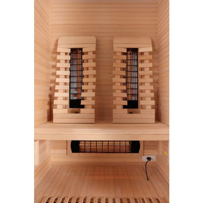 Sanotechnik MALMÖ 2 Infrarotkabine Wärmekabine für 2 Personen 120x105x190 cm