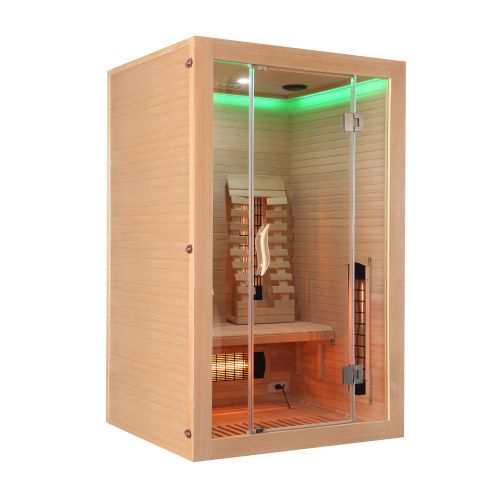 Sanotechnik MALMÖ 2 Infrarotkabine Wärmekabine für 2 Personen 120x105x190 cm