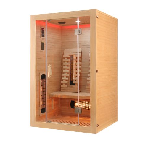 Sanotechnik MALMÖ 2 Infrarotkabine Wärmekabine für 2 Personen 120x105x190 cm