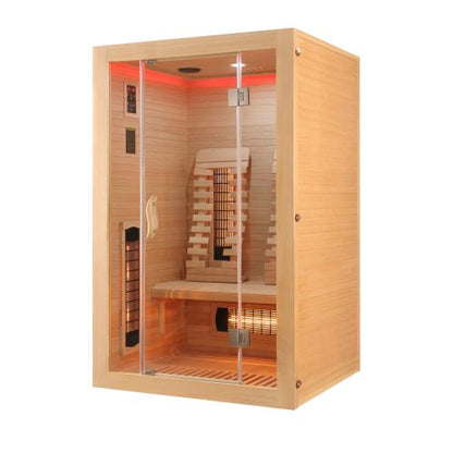 Sanotechnik MALMÖ 2 Infrarotkabine Wärmekabine für 2 Personen 120x105x190 cm