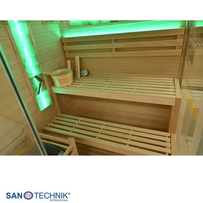 Sanotechnik LUXOR 2 Finnische Sauna für 3 Personen 150x140x190 cm