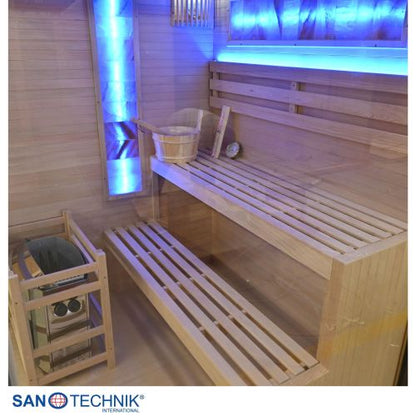 Sanotechnik LUXOR 2 Finnische Sauna für 3 Personen 150x140x190 cm