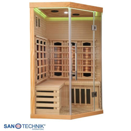 Sanotechnik SUPREME Infrarotkabine für 2 Personen 120x120x190 cm
