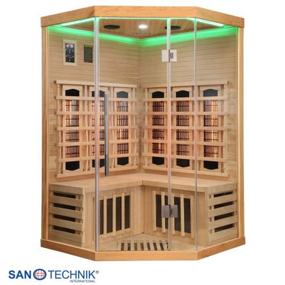 Sanotechnik SUPREME Infrarotkabine für 2 Personen 120x120x190 cm