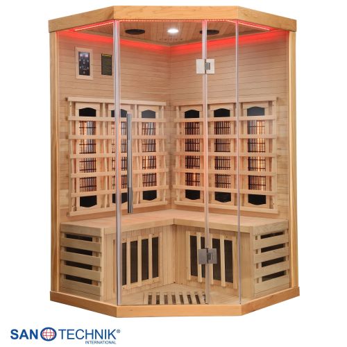 Sanotechnik SUPREME Infrarotkabine für 2 Personen 120x120x190 cm
