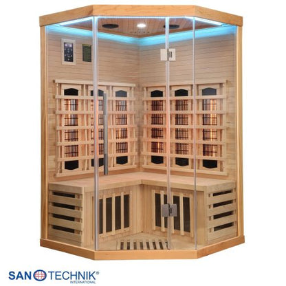 Sanotechnik SUPREME Infrarotkabine für 2 Personen 120x120x190 cm