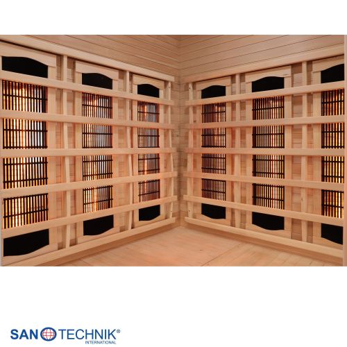 Sanotechnik SUPREME Infrarotkabine für 2 Personen 120x120x190 cm
