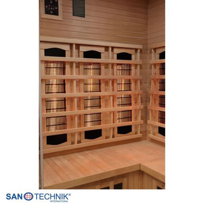 Sanotechnik SUPREME Infrarotkabine für 2 Personen 120x120x190 cm