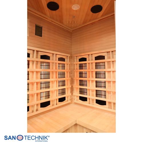 Sanotechnik SUPREME Infrarotkabine für 2 Personen 120x120x190 cm