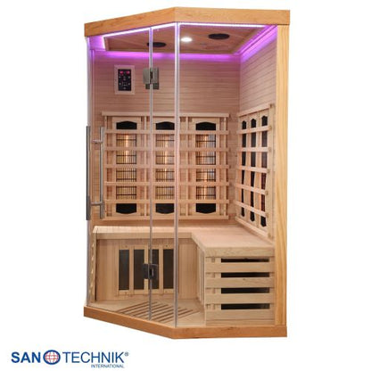 Sanotechnik SUPREME Infrarotkabine für 2 Personen 120x120x190 cm