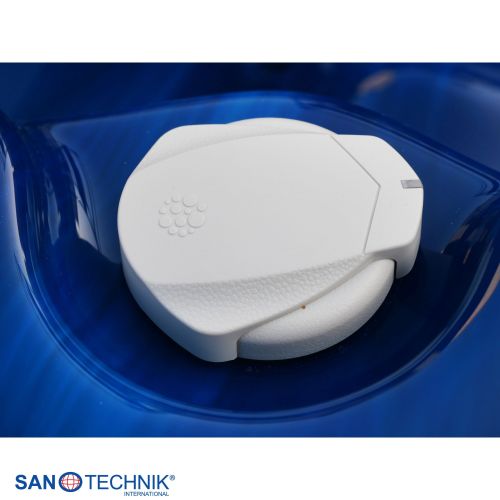 Sanotechnik PALMA OUTDOOR WHIRLPOOL blue marble inkl. Abdeckung und Stiege 190x190x86 cm