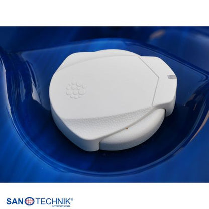 Sanotechnik PALMA OUTDOOR WHIRLPOOL blue marble inkl. Abdeckung und Stiege 190x190x86 cm