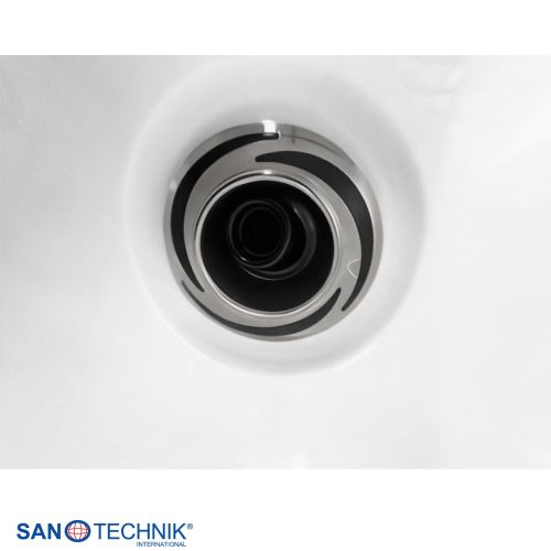 Sanotechnik SPLIT OUTDOOR WHIRLPOOL white marble inkl. Abdeckung 175x115x70 cm