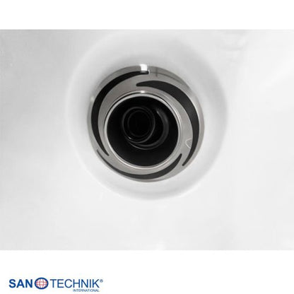 Sanotechnik SPLIT OUTDOOR WHIRLPOOL white marble inkl. Abdeckung 175x115x70 cm
