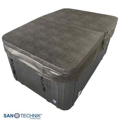 Sanotechnik SPLIT OUTDOOR WHIRLPOOL white marble inkl. Abdeckung 175x115x70 cm