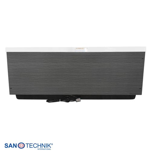 Sanotechnik KORFU OUTDOOR WHIRLPOOL white inkl. Abdeckung und Stiege 190x140x70 cm