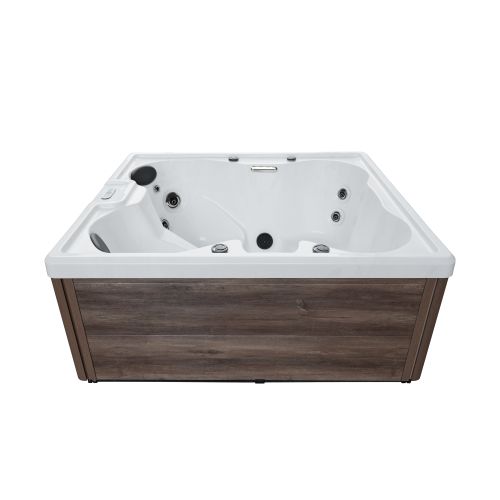 Sanotechnik PALERMO OUTDOOR WHIRLPOOL white marble inkl. Abdeckung 180x160x76 cm