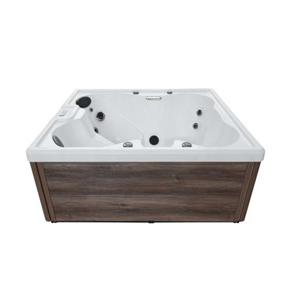 Sanotechnik PALERMO OUTDOOR WHIRLPOOL white marble inkl. Abdeckung 180x160x76 cm