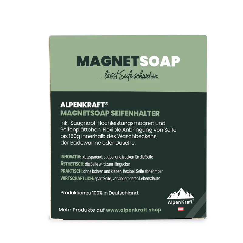 AlpenKraft® MagnetSoap Seifenhalter | 3er Pack