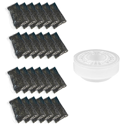 AcalaQuell® Essence Kartusche für Smart/Luna/Grande | Mineralsteine/Kalktfilter optional | Zwei-Jahrespaket