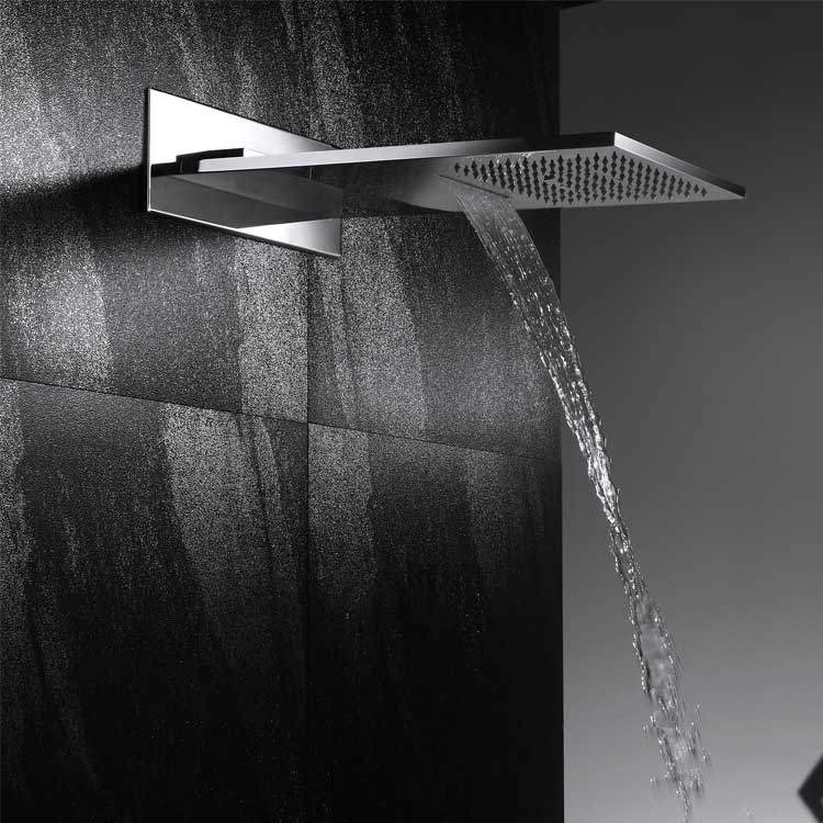 StoneArt 820300 chrome 55x23 cm eckig (Regendusche für Unterputzsysteme)