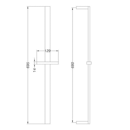 StoneArt 870899-2 graphit matt (Handbrause für Unterputzsysteme)