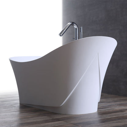 StoneArt Badewanne BS-501 weiß 165x74 cm glänzend