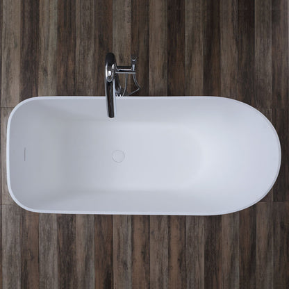 StoneArt Badewanne BS-501 weiß 165x74 cm matt